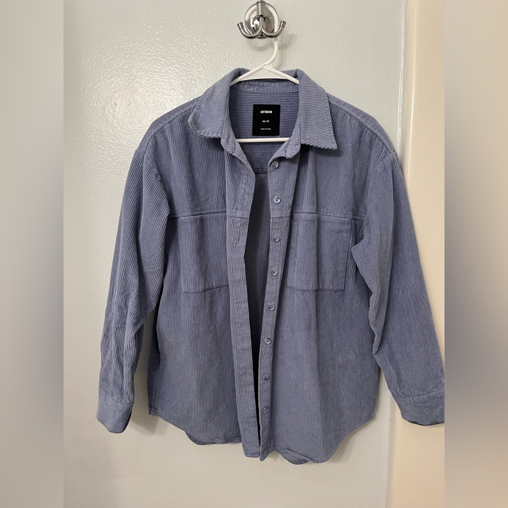 Corduroy oversized jacket - XS